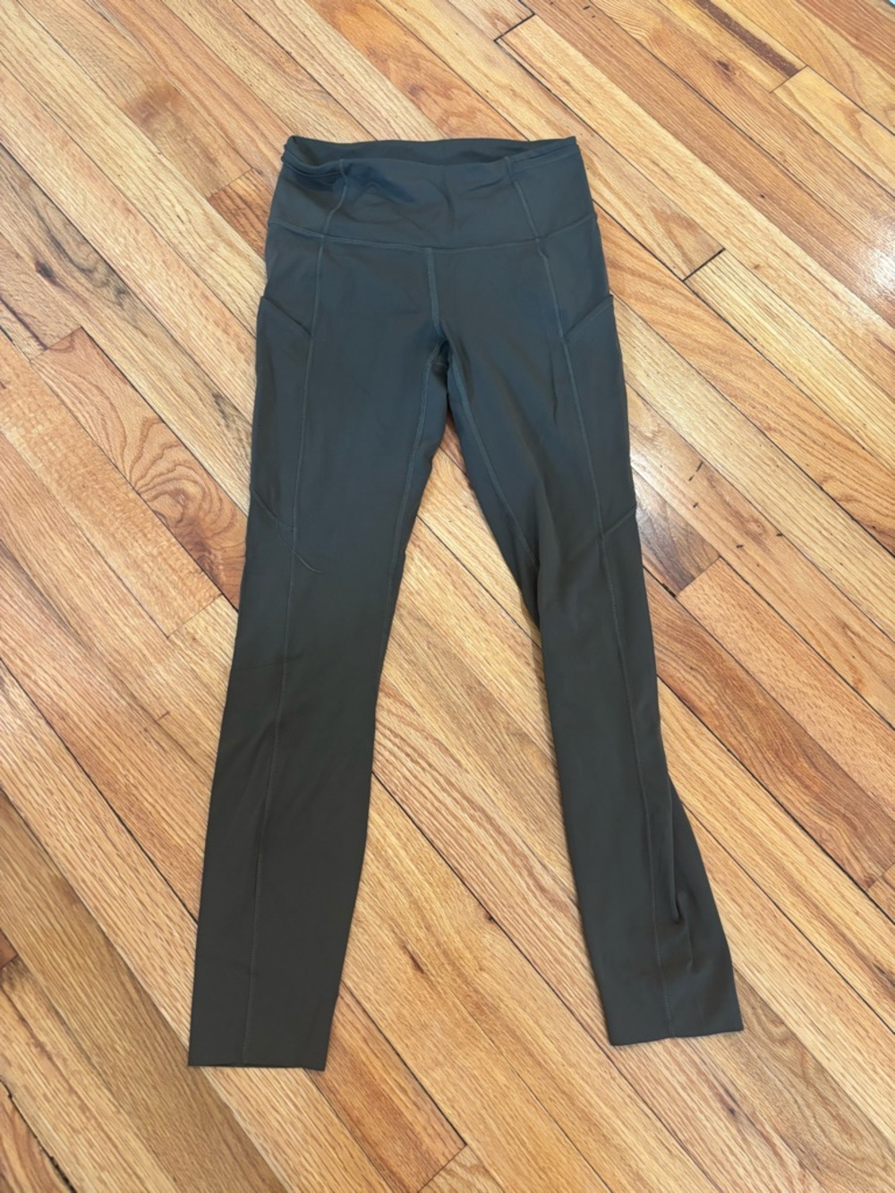 Lululemon Fast And Free 25” High Rise 4 GREEN